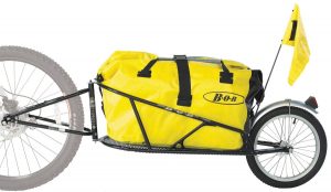 BOB Yak trailer with dry bag