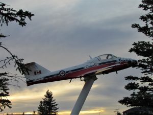 Snowbird airplane display