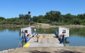 Estuary Ferry Red Deer River