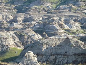 Alberta bad lands landscape