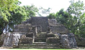 ancient Mayan temple ruins