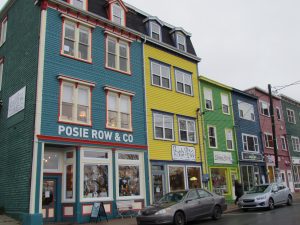 Jellybean Row in St Johns Newfoundland