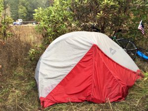 stealth camping along the highway