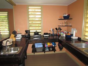 fully stocked kitchen